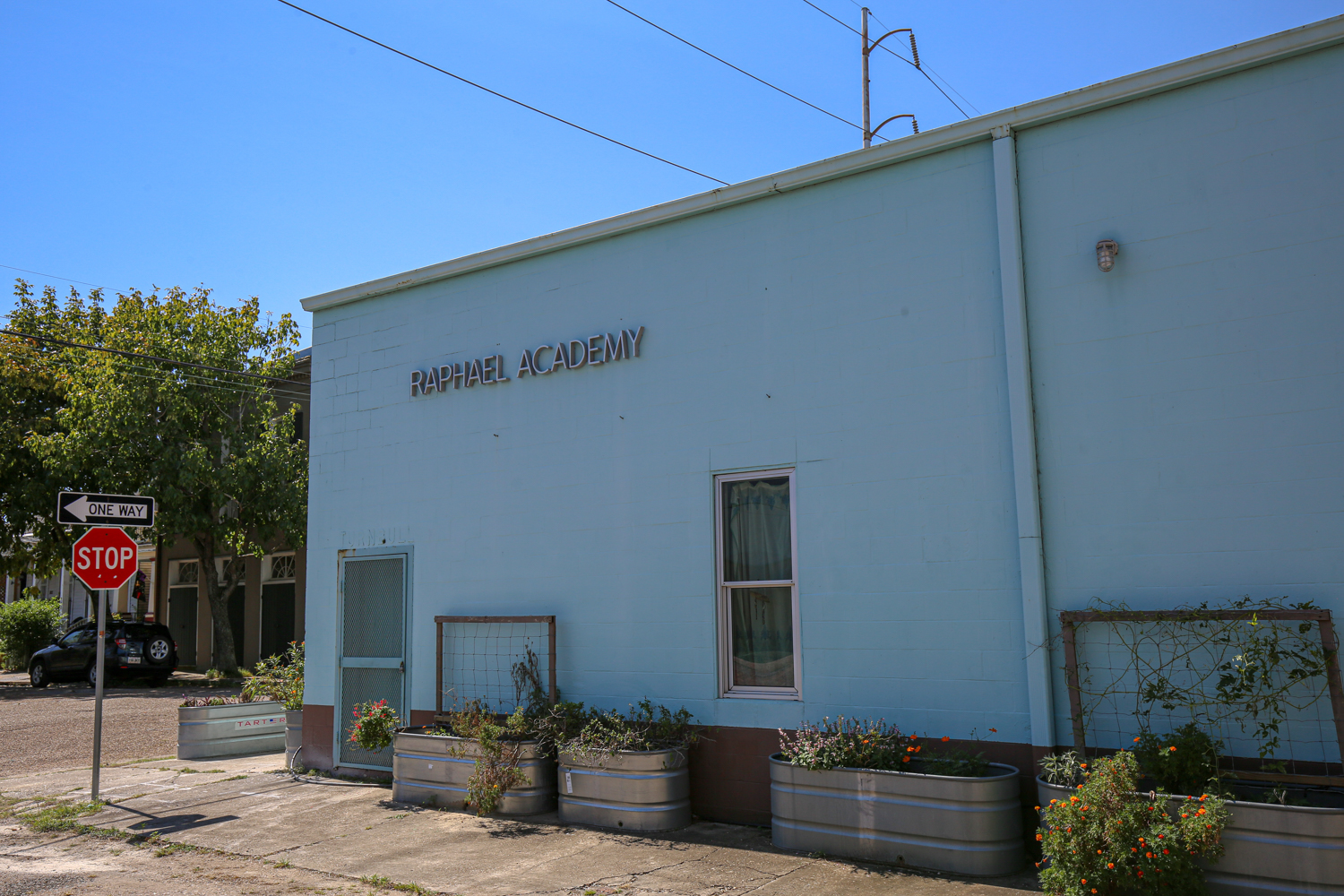 Exterior shot of Raphael Academy building